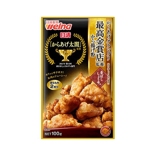 日清 からあげ 小麦粉 焙煎醤油味 100g