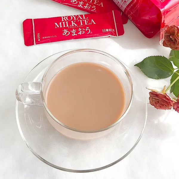 日東紅茶 インスタントロイヤルミルクティー あまおう苺味 8本入り
