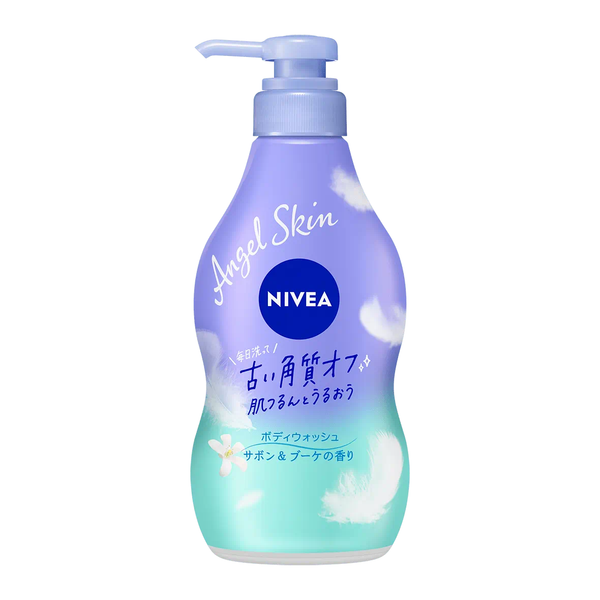 ニベア エンジェルスキン ボディウォッシュ ソープ＆ブーケの香り ポンプボトル 480ml