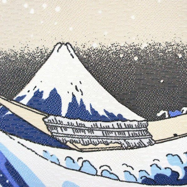暖簾 神奈川沖浪裏 版画 北斎アート 和風カーテン