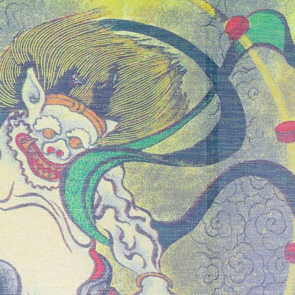 風神雷神金糸暖簾