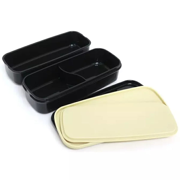 OSK 2段式汚れ防止弁当箱とお揃いのバッグ 640ml