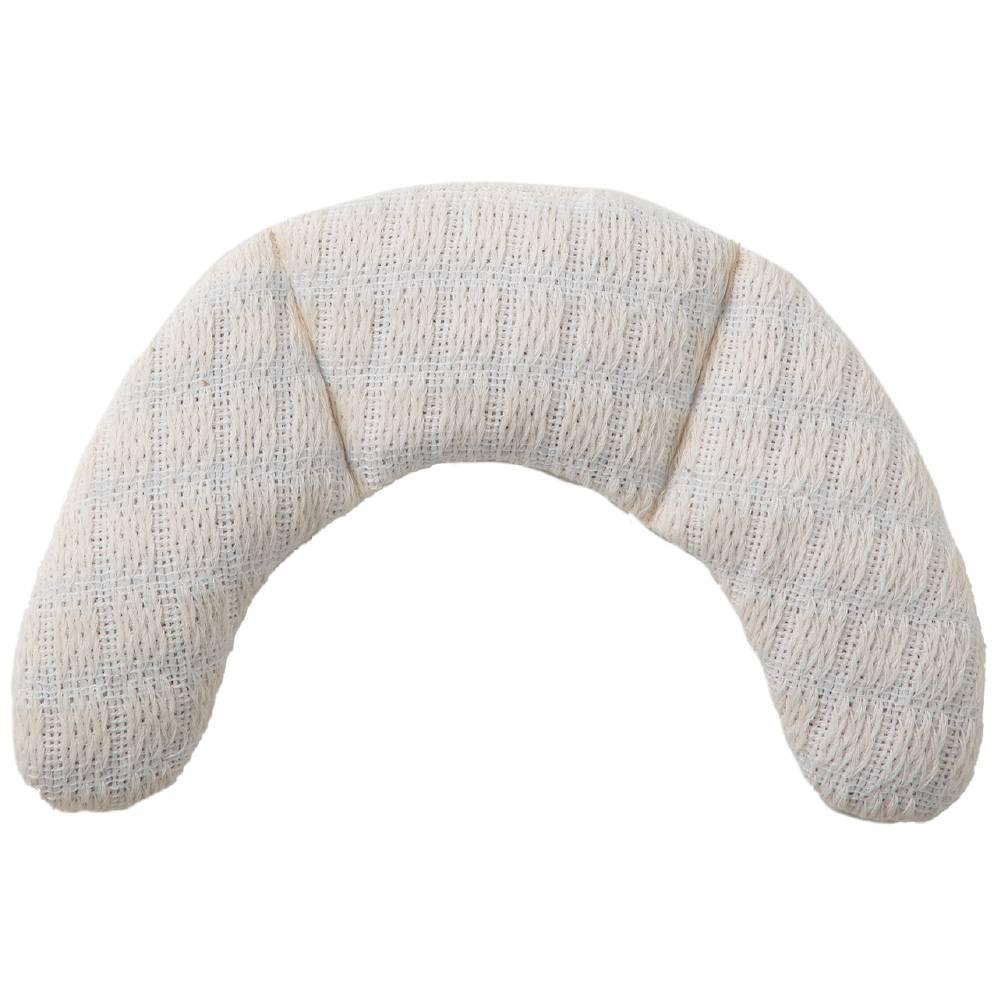 オーガニックコットンネックピロー 温かい小豆入りトラベルピロー