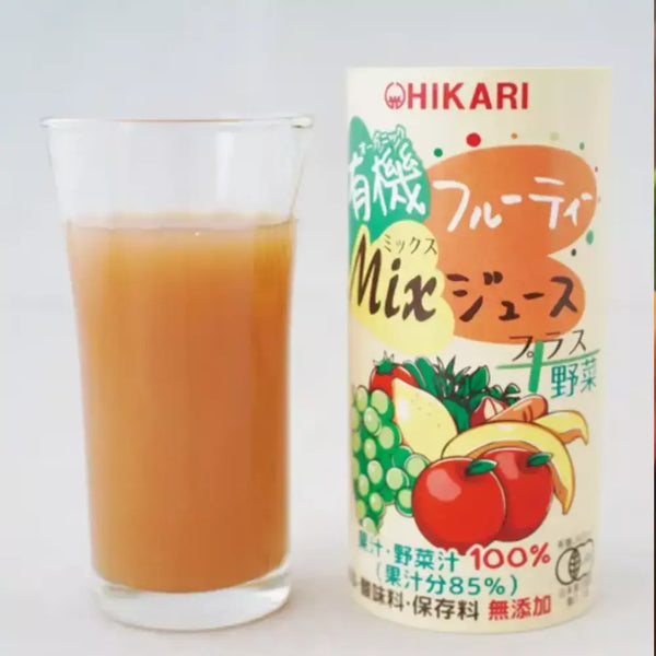 有機ミックスジュース 無糖 195g