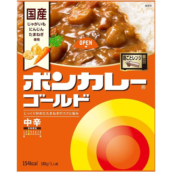 大塚 ボンカレーゴールド 和風カレー 中辛 180g