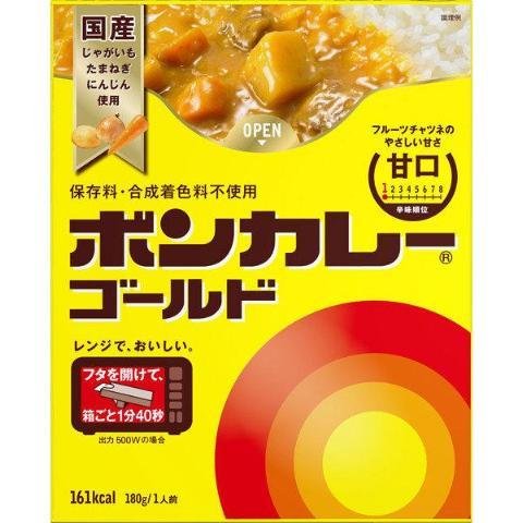 大塚 ボンカレーゴールド 和風カレー 甘口 180g