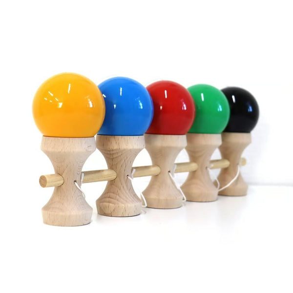 Ozora 5カップけん玉 ユニークな日本のカップとボールのおもちゃ