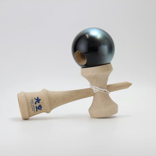大空けん玉 手作り JKA 認定 カップ＆ボール玩具 ギャラクシーブルー