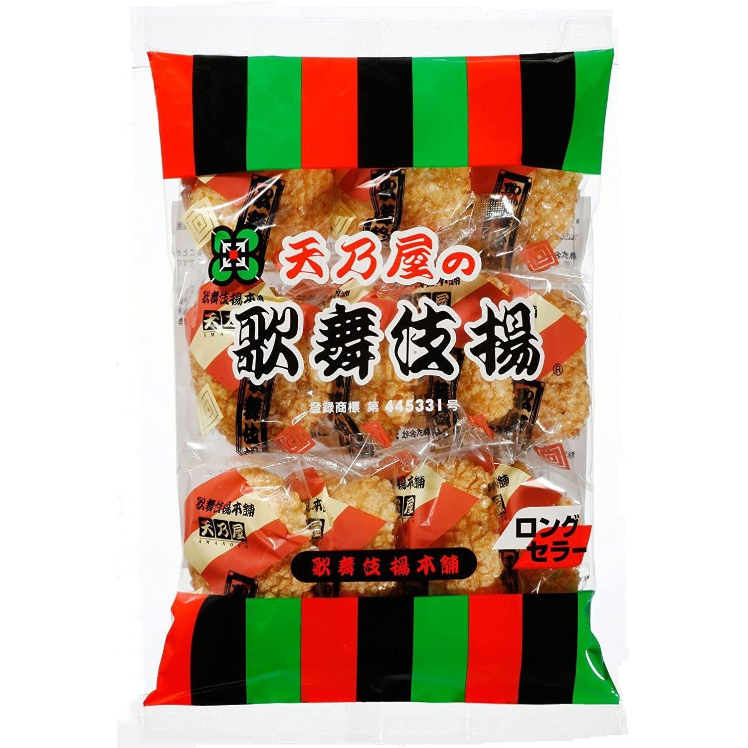 天野屋 歌舞伎揚げ 甘口醤油味 11枚