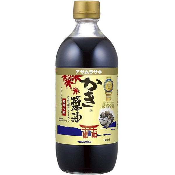 アサムラサキ かき醤油 天然牡蠣醤油 600ml