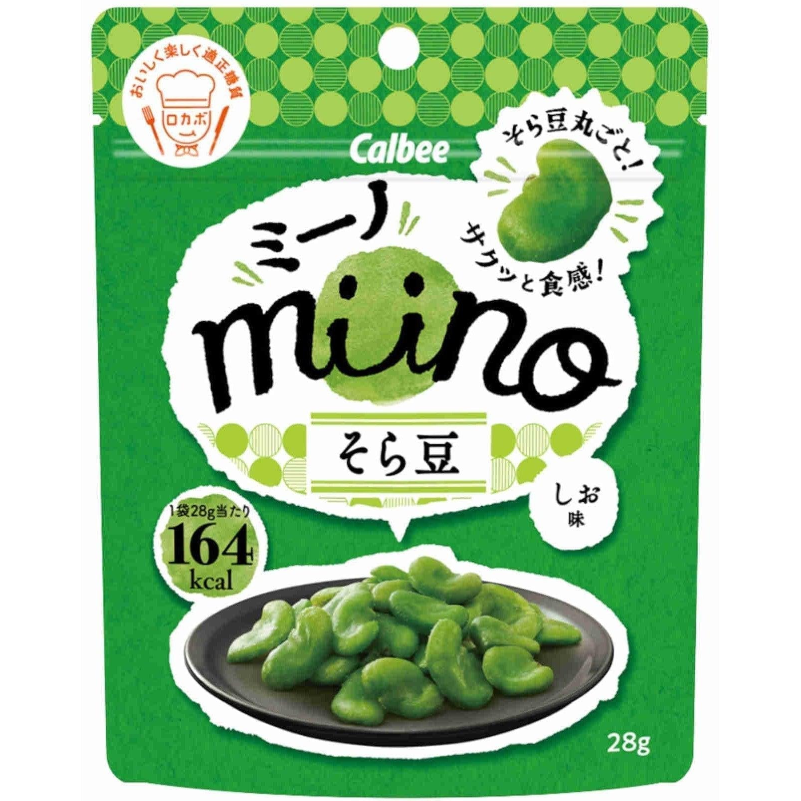 カルビー みいの 塩味そら豆チップス（12個入り）