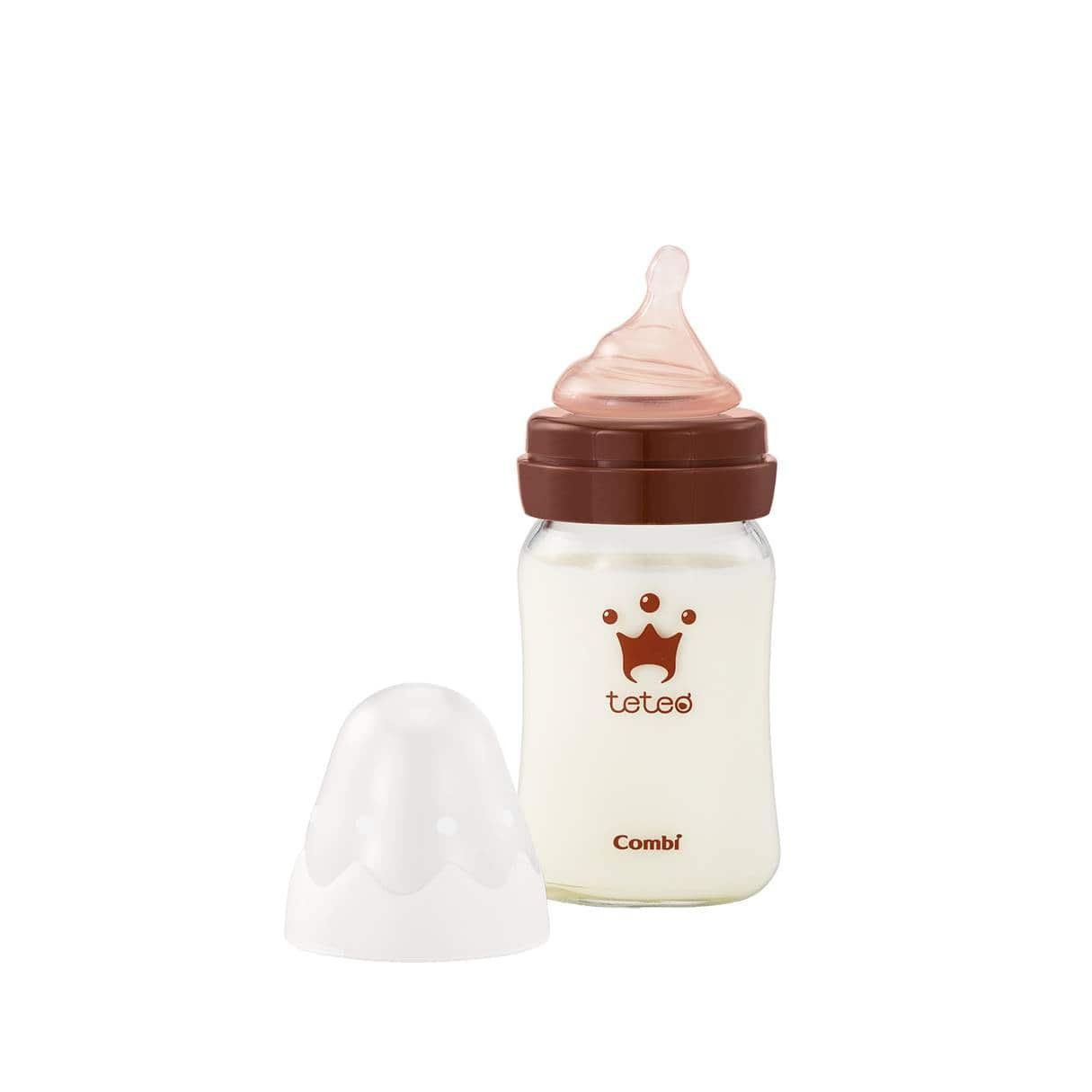 コンビ テテオ ベビーボトル 母乳実感型ガラスボトル 160ml