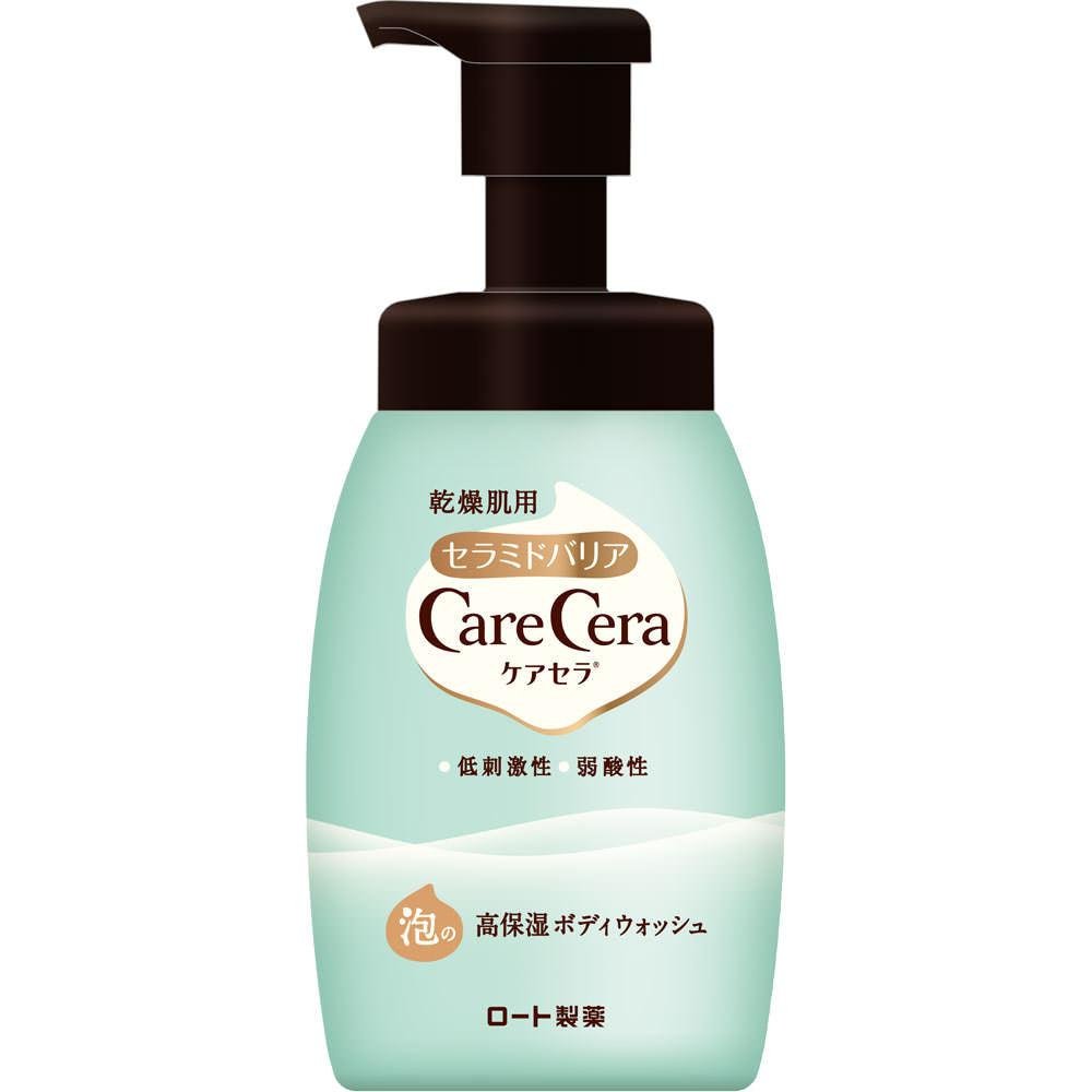 ロート製薬 ケアセラ モイスチャライジングセラミドフォーミングボディウォッシュ 450ml