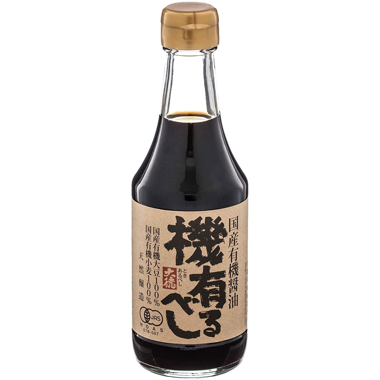 大徳 時あるべし 有機濃口醤油 濃口醤油 300ml