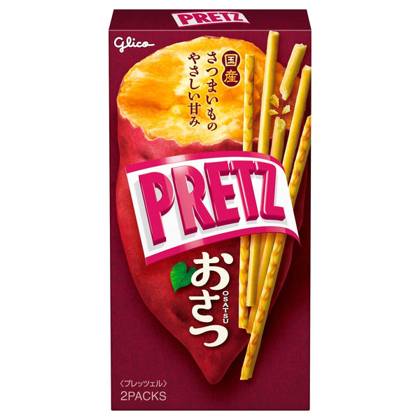 グリコ プリッツ おさつさつまいも スイートポテトビスケットスティック 62g
