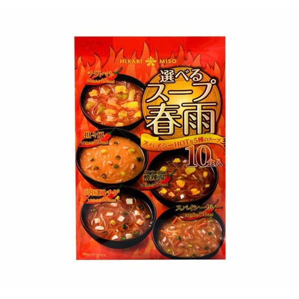 ひかり味噌 インスタント辛口はるさめスープ 10袋入り