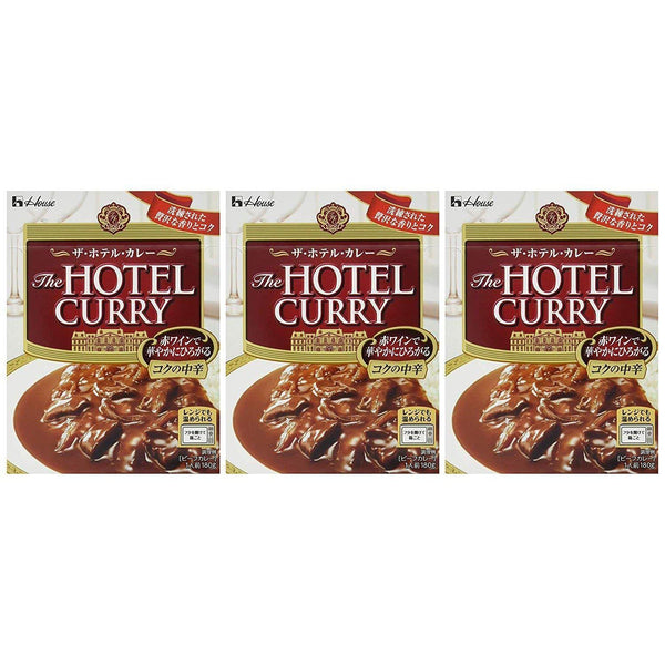 ハウス ザ・ホテルカレーソース 濃厚タイプ 180g×3袋