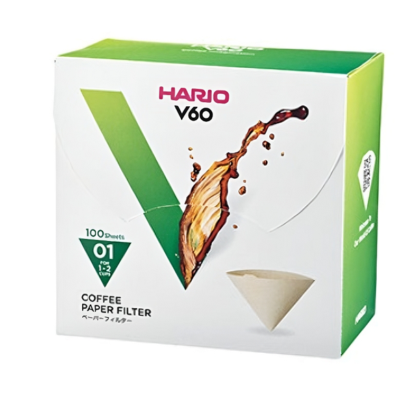 ハリオ V60 コーヒーフィルター ペーパーサイズ 01 ナチュラルブラウン VCF-01-100M