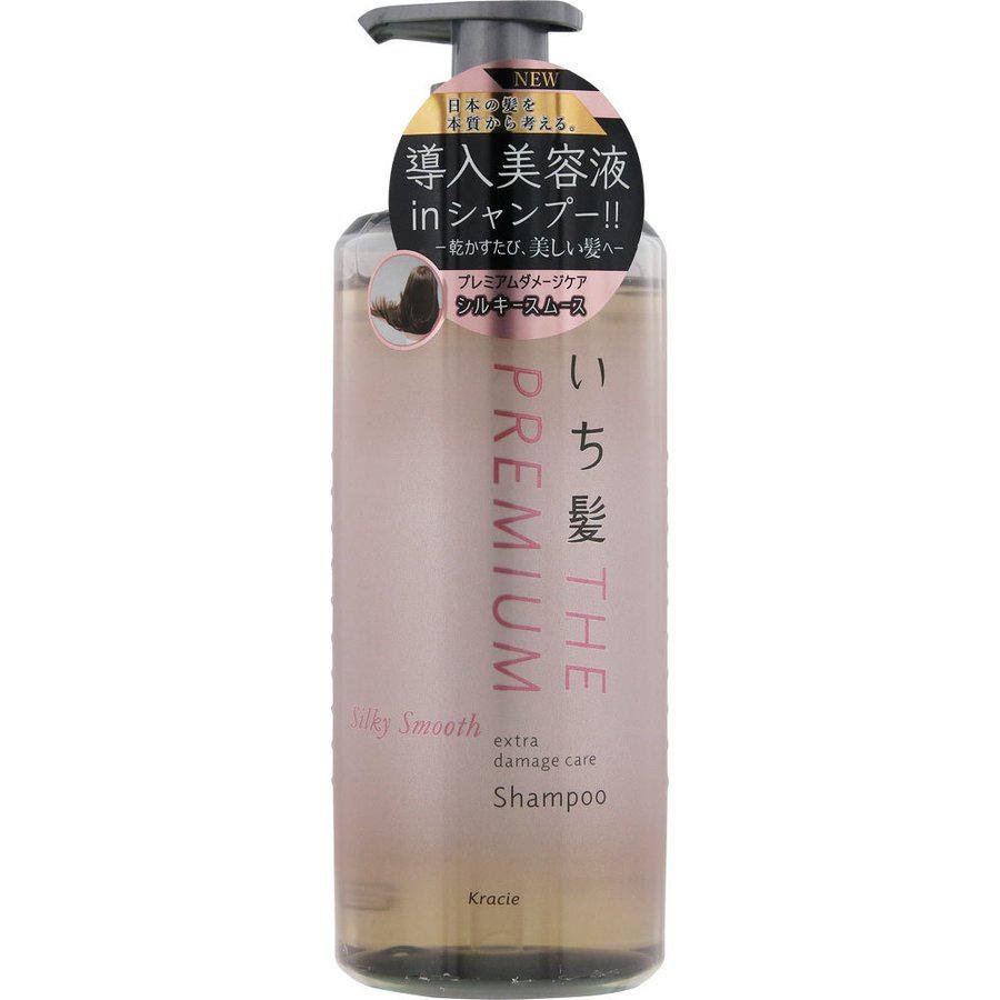 クラシエ いち髪 ザ・プレミアム シルキースムース もつれ毛用シャンプー 480ml