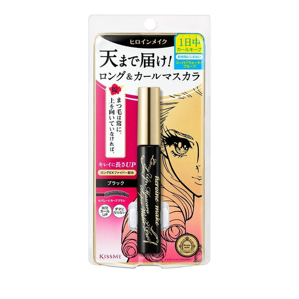 伊勢半 キスミー ヒロインメイク スーパーウォータープルーフ ロング＆カールマスカラ 漆黒 6g