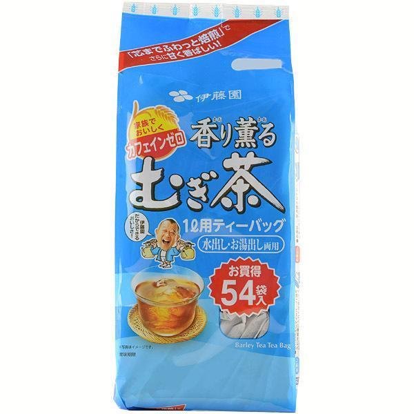 伊藤園 麦茶 焙煎麦茶 カフェインレス 54袋