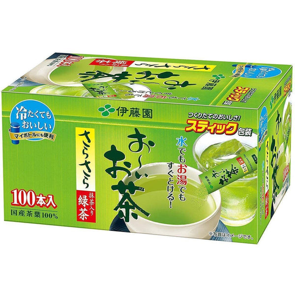 伊藤園 お～いお茶 インスタント緑茶 抹茶ブレンド 100本