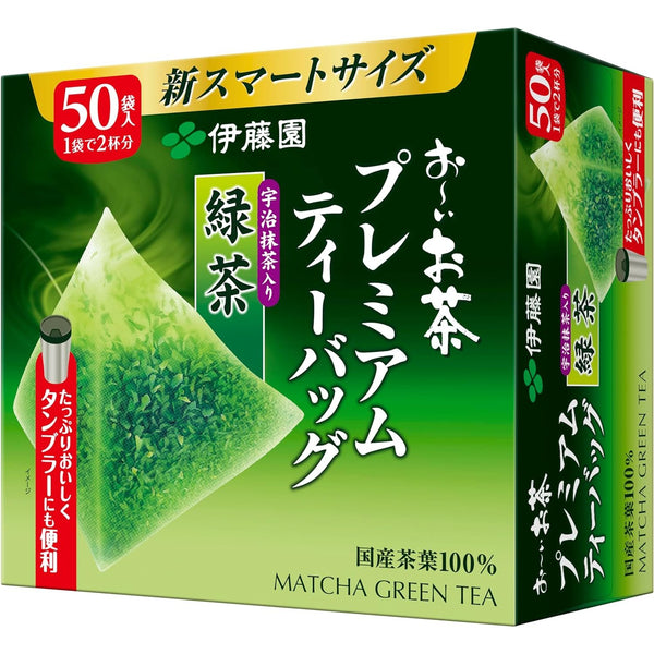 伊藤園 お～いお茶 プレミアム日本茶 抹茶ブレンド 50袋