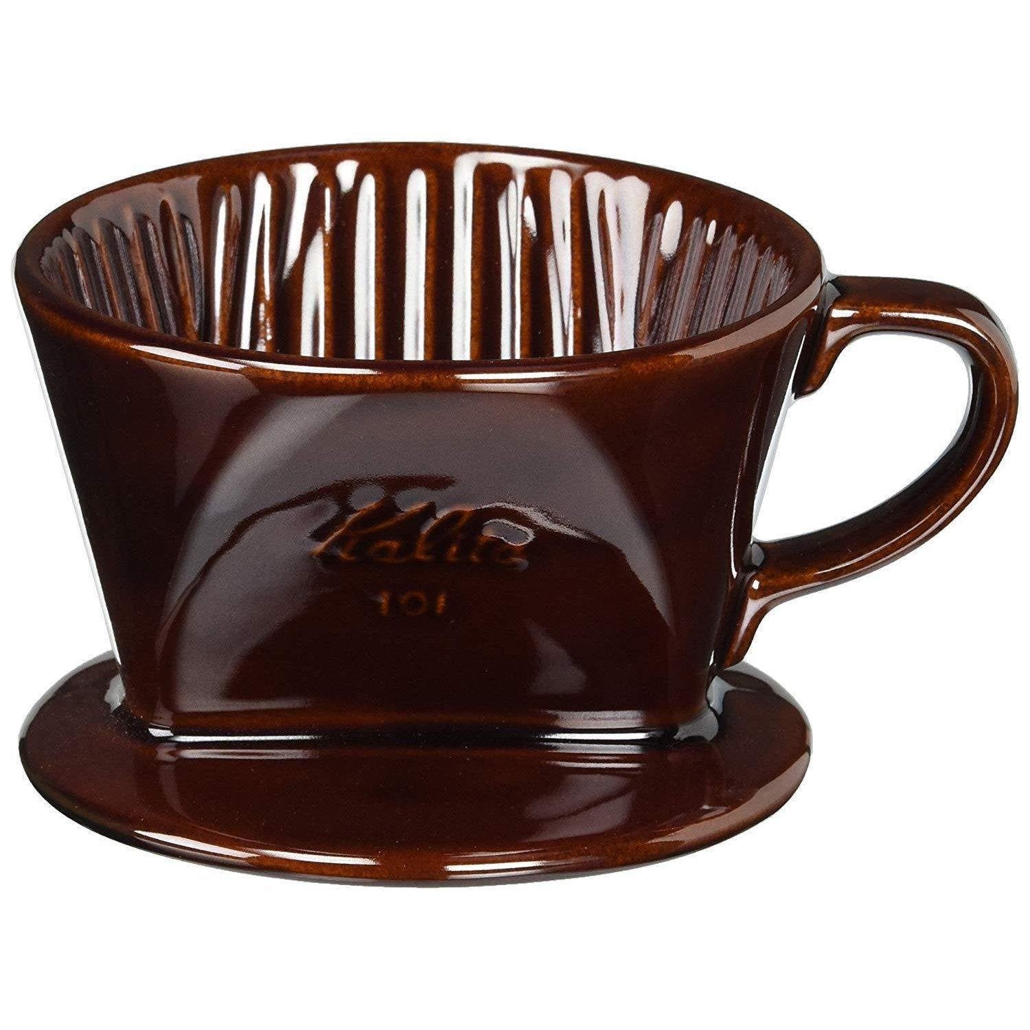 カリタ セラミックコーヒードリッパー 101 ブラウン