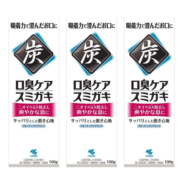 小林炭垣 チャクリーン 日本製 炭歯磨き粉 (3個パック)