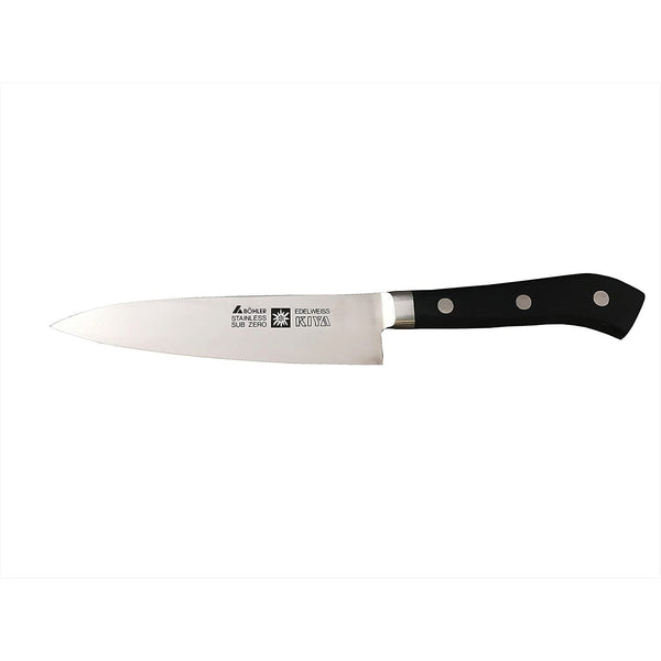 Kiya No.160 エーデルワイス鋼 日本製ペティナイフ 12cm
