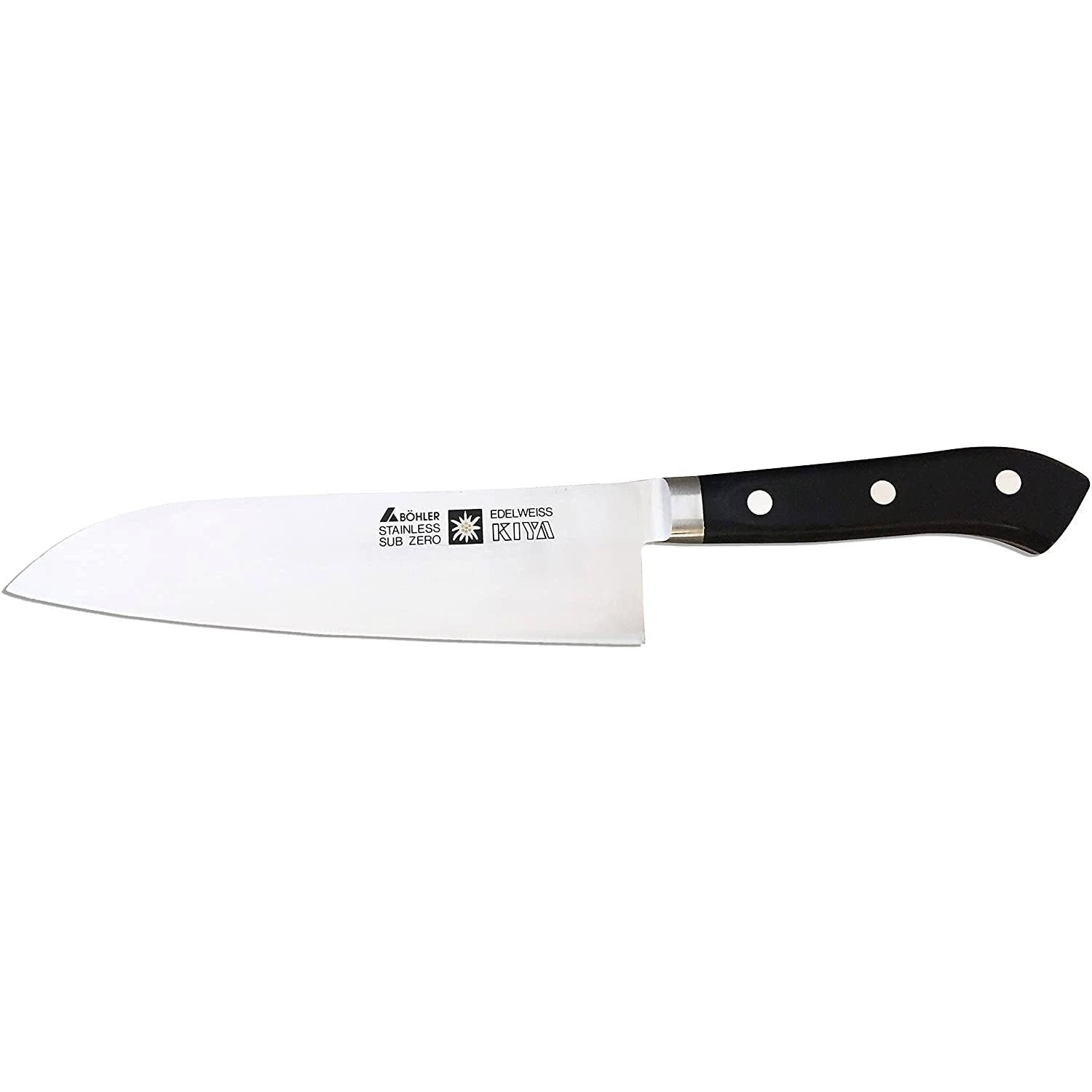 木屋 No.160 エーデルワイス鋼 鎌形薄刃包丁 18cm