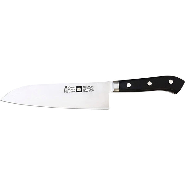木屋 No.160 エーデルワイス鋼 鎌形薄刃包丁 18cm