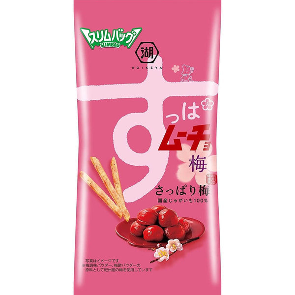 湖池屋 スティック すっぱムーチョ 梅味ポテトスティックチップス 34g (6個入り)