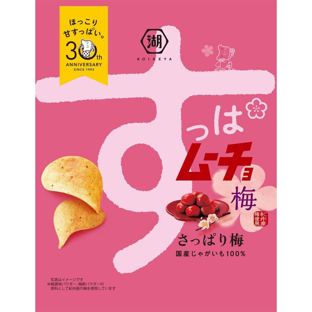 湖池屋 すっぱムーチョ 梅干しポテトチップス 55g（3個入り）