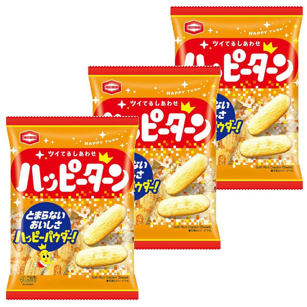 亀田 ハッピーターンせんべい 96g（3袋入り）