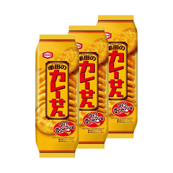 亀田 枯れ千 カレーせんべい（3枚入り）