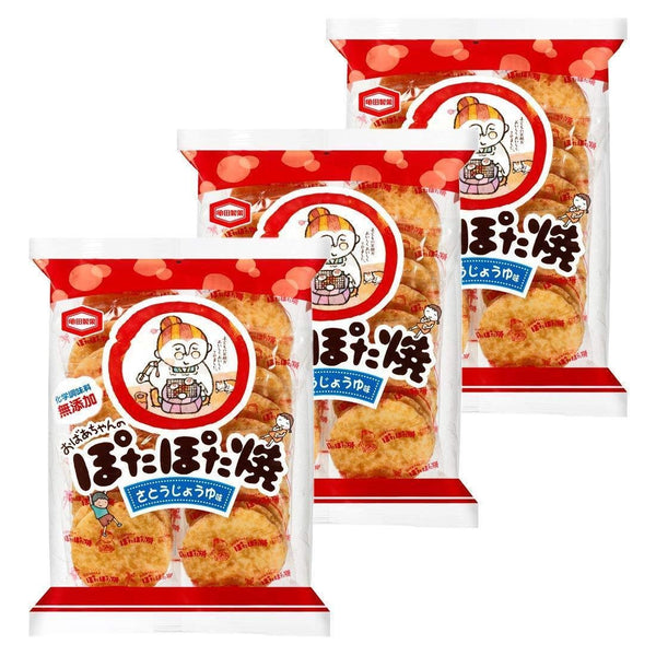 亀田おばちゃんのぽたぽた焼きせんべい 20枚入り（3個パック）