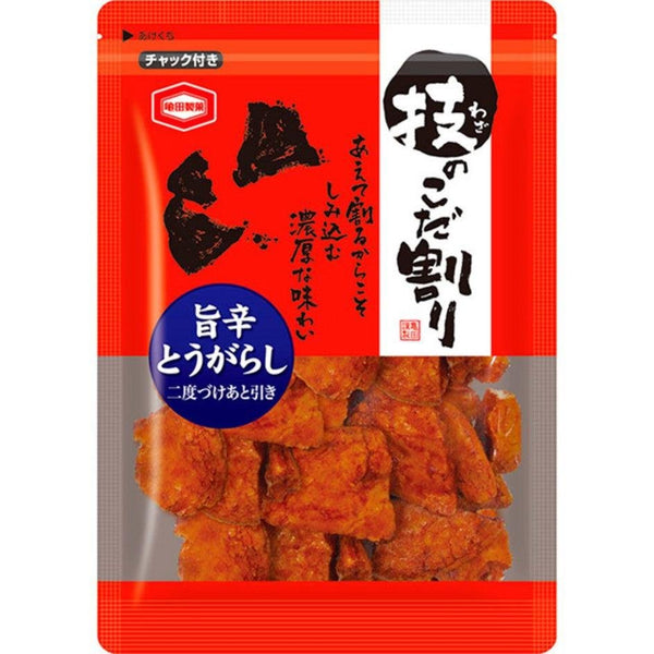 亀田 二度揚げスパイシーせんべい 110g (3個入り)