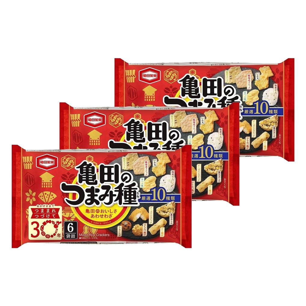 亀田 つまみ種せんべい アソート 120g (3個パック)
