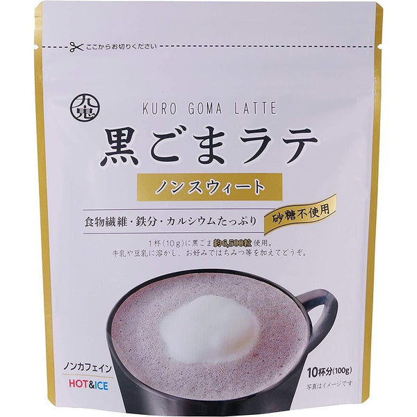 KUKI 無糖黒ごまラテ（和風黒ごまラテパウダー）100g