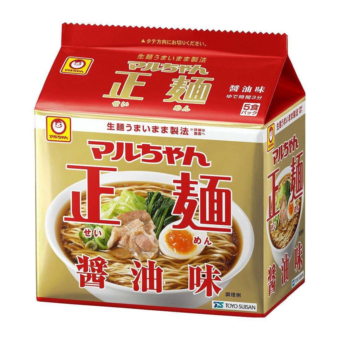マルちゃん正麺 醤油ラーメン 即席麺 5P