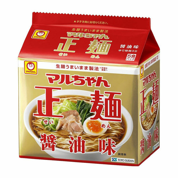 マルちゃん正麺 醤油ラーメン 即席麺 5P