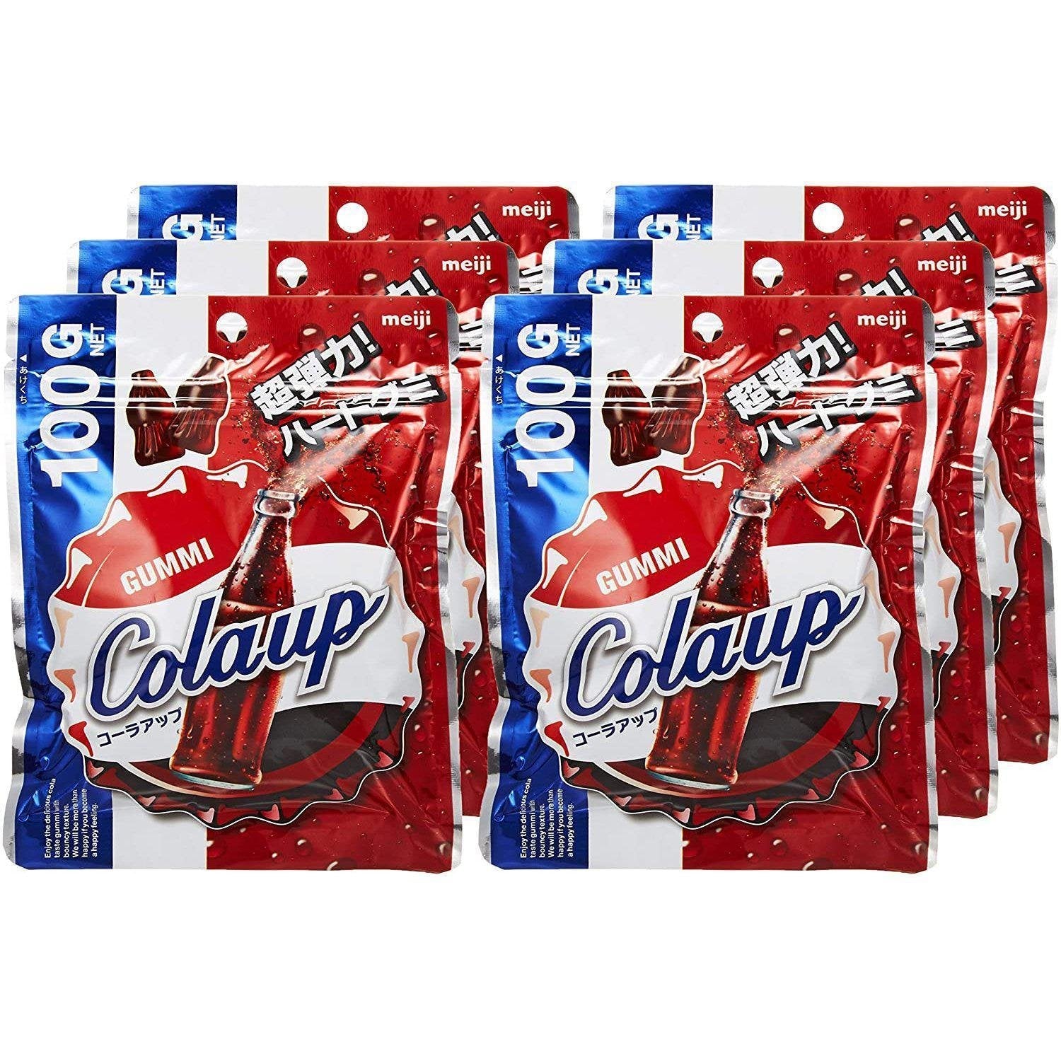 明治グミコーラアップ 和菓子グミ 100g（6個入り）