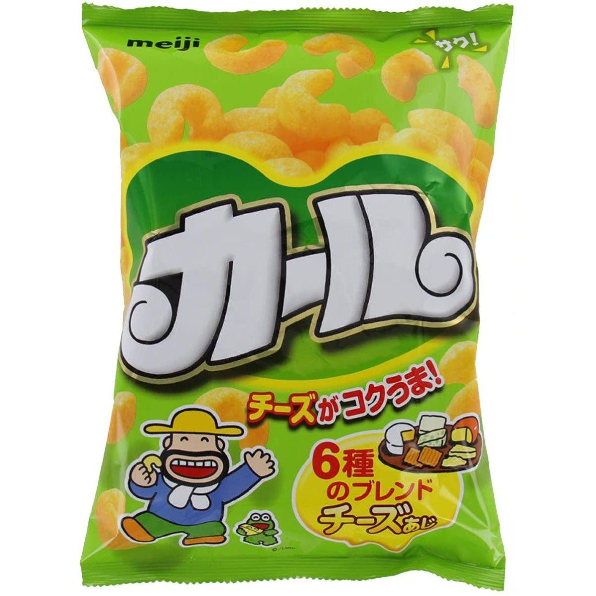 明治 カールチーズカール コーンパフスナック（10袋入り）