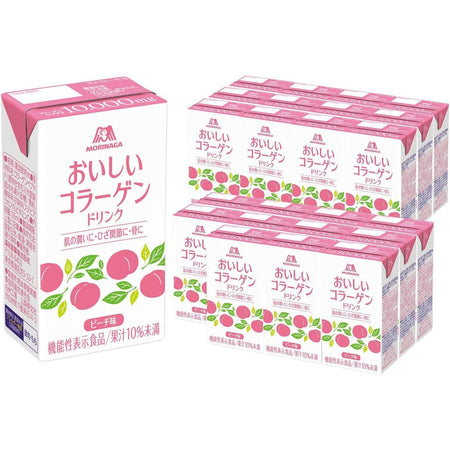 森永 おいしいコラーゲンドリンク ピーチ味（24本入り）
