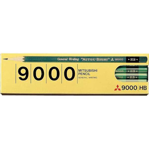 三菱 9000 グラファイト鉛筆 HB 12本 K9000HB