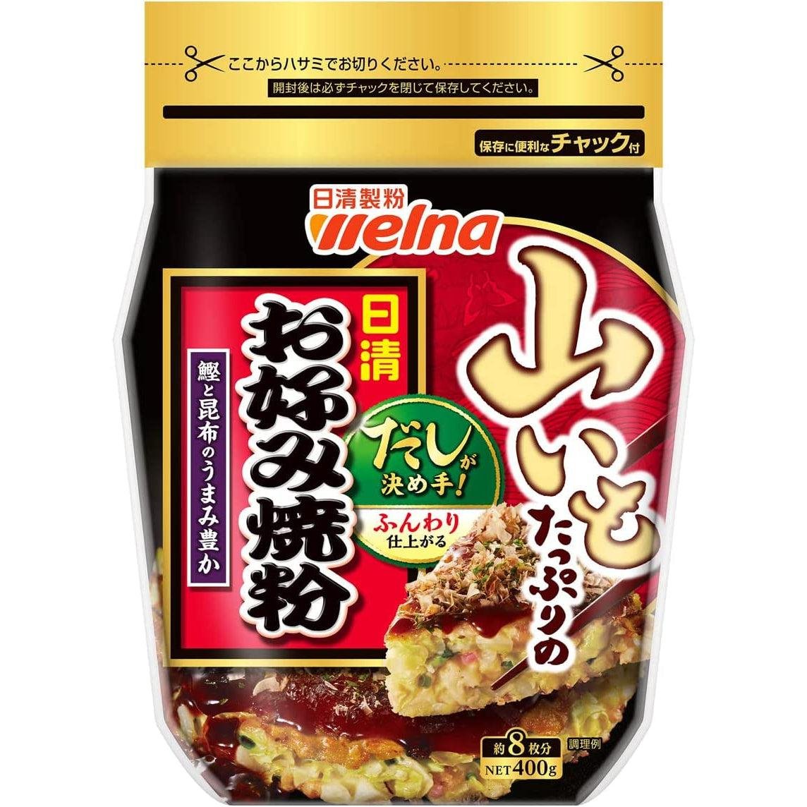 日清 お好み焼き粉ミックス（とろろ入り）400g
