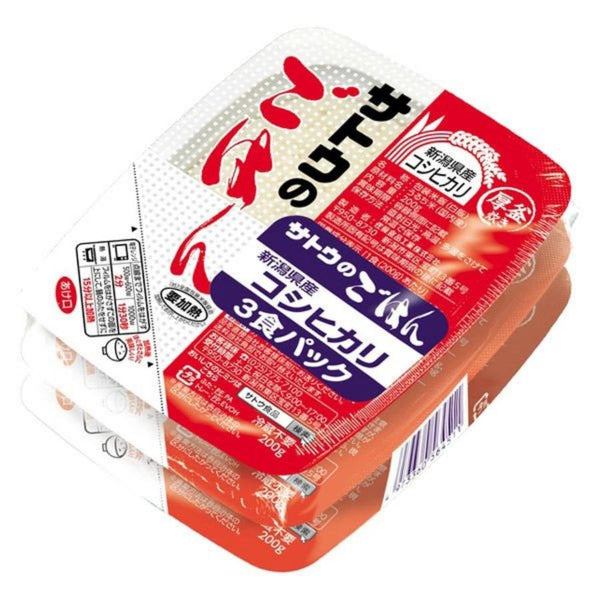 佐藤のごはん インスタント新潟コシヒカリ（3食分）