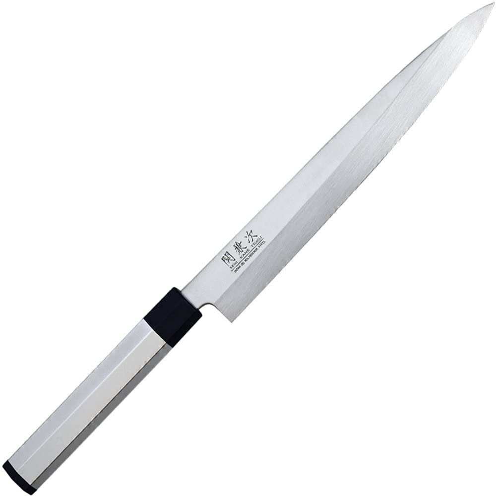 関兼次 片刃 刺身包丁 アルミハンドル 240mm