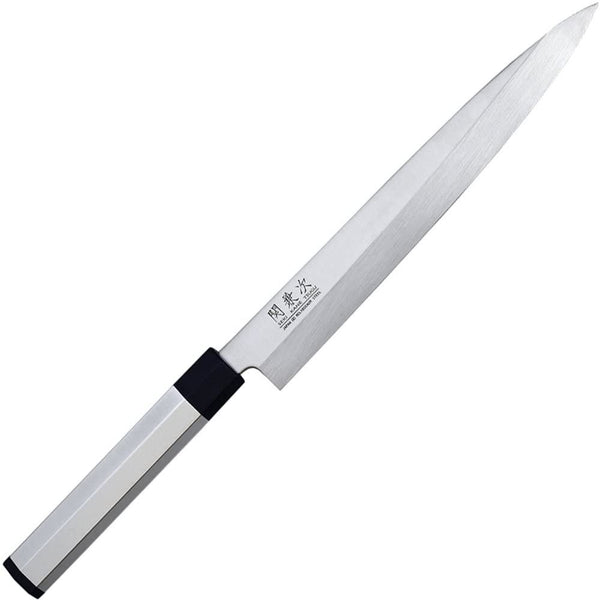 関兼次 片刃 刺身包丁 アルミハンドル 240mm